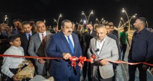 السامرائي يحضر افتتاح شارع 100 في سامراء ويؤكد استمرار دعم المشاريع الخدمية في المدينة